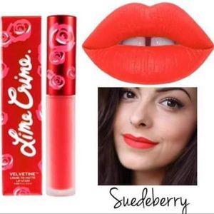 Suedeberry NIB Lime Crime Velvetines Lipstick